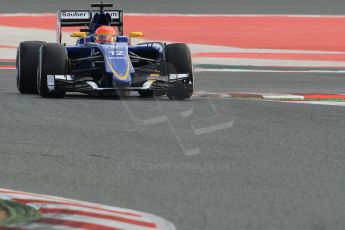 World © Octane Photographic Ltd. Sauber F1 Team C34-Ferrari – Felipe Nasr. Friday 27th February 2015, F1 Winter test #3, Circuit de Barcelona-Catalunya, Spain Test 2 Day 2. Digital Ref : 1193CB1L1022