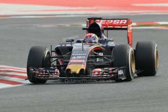 World © Octane Photographic Ltd. Scuderia Toro Rosso STR10 – Max Verstappen. Friday 27th February 2015, F1 Winter test #3, Circuit de Barcelona-Catalunya, Spain Test 2 Day 2. Digital Ref : 1193CB1L1031