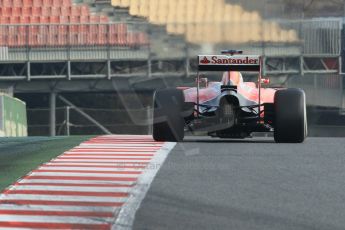 World © Octane Photographic Ltd. Scuderia Ferrari SF15-T– Sebastian Vettel. Friday 27th February 2015, F1 Winter test #3, Circuit de Barcelona-Catalunya, Spain Test 2 Day 2. Digital Ref : 1193CB1L1151