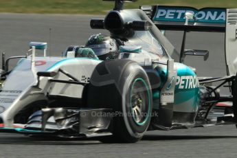 World © Octane Photographic Ltd. Mercedes AMG Petronas F1 W06 Hybrid – Nico Rosberg. Friday 27th February 2015, F1 Winter test #3, Circuit de Barcelona-Catalunya, Spain Test 2 Day 2. Digital Ref : 1193CB1L1228