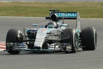 World © Octane Photographic Ltd. Mercedes AMG Petronas F1 W06 Hybrid – Nico Rosberg. Friday 27th February 2015, F1 Winter test #3, Circuit de Barcelona-Catalunya, Spain Test 2 Day 2. Digital Ref : 1193CB1L1315