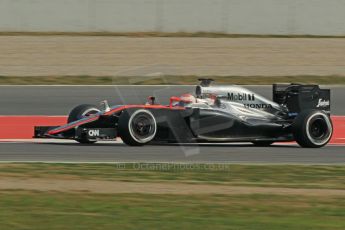 World © Octane Photographic Ltd. McLaren Honda MP4/30 – Jenson Button. Friday 27th February 2015, F1 Winter test #3, Circuit de Barcelona-Catalunya, Spain Test 2 Day 2. Digital Ref: 1193CB1L1388