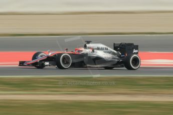 World © Octane Photographic Ltd. McLaren Honda MP4/30 – Jenson Button. Friday 27th February 2015, F1 Winter test #3, Circuit de Barcelona-Catalunya, Spain Test 2 Day 2. Digital Ref: 1193CB1L1451