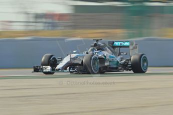 World © Octane Photographic Ltd. Mercedes AMG Petronas F1 W06 Hybrid – Nico Rosberg. Friday 27th February 2015, F1 Winter test #3, Circuit de Barcelona-Catalunya, Spain Test 2 Day 2. Digital Ref : 1193CB1L1570