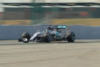 World © Octane Photographic Ltd. Mercedes AMG Petronas F1 W06 Hybrid – Nico Rosberg. Friday 27th February 2015, F1 Winter test #3, Circuit de Barcelona-Catalunya, Spain Test 2 Day 2. Digital Ref : 1193CB1L1617