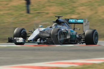 World © Octane Photographic Ltd. Mercedes AMG Petronas F1 W06 Hybrid – Nico Rosberg. Friday 27th February 2015, F1 Winter test #3, Circuit de Barcelona-Catalunya, Spain Test 2 Day 2. Digital Ref : 1193CB1L1655