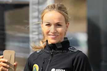 World © Octane Photographic Ltd. Lotus F1 Team – Carmen Jorda - Development Driver. Friday 27th February 2015, F1 Winter test #3, Circuit de Barcelona-Catalunya, Spain Test 2 Day 2. Digital Ref : 1193CB1L1684