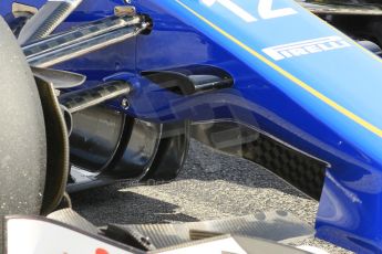 World © Octane Photographic Ltd. Sauber F1 Team C34-Ferrari – Felipe Nasr. Friday 27th February 2015, F1 Winter test #3, Circuit de Barcelona-Catalunya, Spain Test 2 Day 2. Digital Ref : 1193CB1L1706