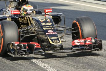 World © Octane Photographic Ltd. Lotus F1 Team E23 Hybrid – Pastor Maldonado. Friday 27th February 2015, F1 Winter test #3, Circuit de Barcelona-Catalunya, Spain Test 2 Day 2. Digital Ref : 1193CB1L1723