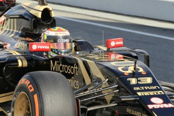 World © Octane Photographic Ltd. Lotus F1 Team E23 Hybrid – Pastor Maldonado. Friday 27th February 2015, F1 Winter test #3, Circuit de Barcelona-Catalunya, Spain Test 2 Day 2. Digital Ref : 1193CB1L1728