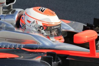 World © Octane Photographic Ltd. McLaren Honda MP4/30 – Jenson Button. Friday 27th February 2015, F1 Winter test #3, Circuit de Barcelona-Catalunya, Spain Test 2 Day 2. Digital Ref: 1193CB1L1777