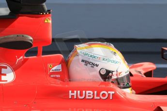 World © Octane Photographic Ltd. Scuderia Ferrari SF15-T– Sebastian Vettel. Friday 27th February 2015, F1 Winter test #3, Circuit de Barcelona-Catalunya, Spain Test 2 Day 2. Digital Ref : 1193CB1L1815