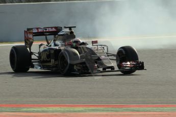 World © Octane Photographic Ltd. Lotus F1 Team E23 Hybrid – Pastor Maldonado. Friday 27th February 2015, F1 Winter test #3, Circuit de Barcelona-Catalunya, Spain Test 2 Day 2. Digital Ref : 1193CB1L2059