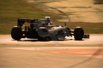 World © Octane Photographic Ltd. Sahara Force India VJM08 – Nico Hulkenberg. Friday 27th February 2015, F1 Winter test #3, Circuit de Barcelona-Catalunya, Spain Test 2 Day 2. Digital Ref: 1193CB1L2148