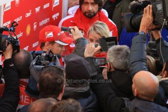 World © Octane Photographic Ltd. Scuderia Ferrari SF15-T– Sebastian Vettel. Friday 27th February 2015, F1 Winter test #3, Circuit de Barcelona-Catalunya, Spain Test 2 Day 2. Digital Ref : 1193CB1L2275