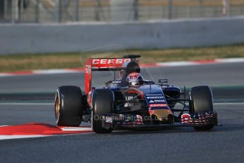 World © Octane Photographic Ltd. Scuderia Toro Rosso STR10 – Max Verstappen. Friday 27th February 2015, F1 Winter test #3, Circuit de Barcelona-Catalunya, Spain Test 2 Day 2. Digital Ref : 1193LB1D1165