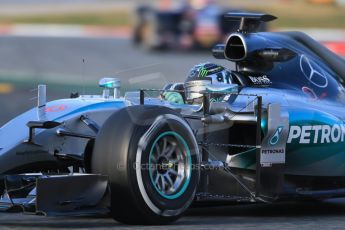 World © Octane Photographic Ltd. Mercedes AMG Petronas F1 W06 Hybrid – Nico Rosberg. Friday 27th February 2015, F1 Winter test #3, Circuit de Barcelona-Catalunya, Spain Test 2 Day 2. Digital Ref : 1193LB1D1227