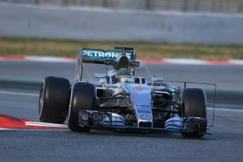 World © Octane Photographic Ltd. Mercedes AMG Petronas F1 W06 Hybrid – Nico Rosberg. Friday 27th February 2015, F1 Winter test #3, Circuit de Barcelona-Catalunya, Spain Test 2 Day 2. Digital Ref : 1193LB1D1326