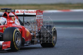 World © Octane Photographic Ltd. Scuderia Ferrari SF15-T– Sebastian Vettel. Friday 27th February 2015, F1 Winter test #3, Circuit de Barcelona-Catalunya, Spain Test 2 Day 2. Digital Ref : 1193LB1D1362