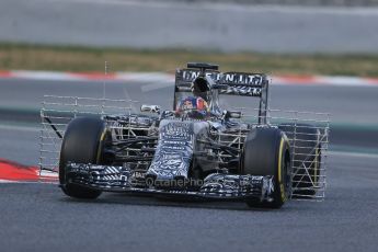 World © Octane Photographic Ltd. Infiniti Red Bull Racing RB11 – Daniil Kvyat. Friday 27th February 2015, F1 Winter test #3, Circuit de Barcelona-Catalunya, Spain Test 2 Day 2. Digital Ref : 1193LB1D1392