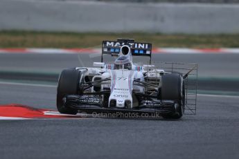 World © Octane Photographic Ltd. Williams Martini Racing FW37 – Valtteri Bottas. Saturday. Friday 27th February 2015, F1 Winter test #3, Circuit de Barcelona-Catalunya, Spain Test 2 Day 2. Digital Ref : 1193LB1D1404