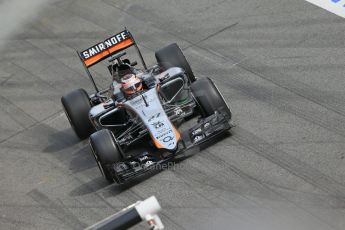 World © Octane Photographic Ltd. Sahara Force India VJM08 – Nico Hulkenberg. Friday 27th February 2015, F1 Winter test #3, Circuit de Barcelona-Catalunya, Spain Test 2 Day 2. Digital Ref: 1193LB1D1833