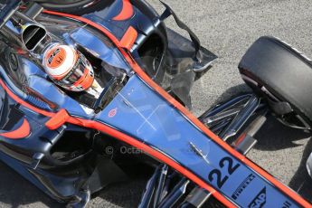 World © Octane Photographic Ltd. McLaren Honda MP4/30 – Jenson Button. Friday 27th February 2015, F1 Winter test #3, Circuit de Barcelona-Catalunya, Spain Test 2 Day 2. Digital Ref: 1193LB1D1937