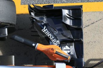 World © Octane Photographic Ltd. Sahara Force India VJM08 – Nico Hulkenberg. Friday 27th February 2015, F1 Winter test #3, Circuit de Barcelona-Catalunya, Spain Test 2 Day 2. Digital Ref: 1193LB1D2025