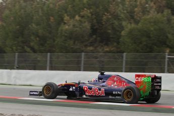 World © Octane Photographic Ltd. Scuderia Toro Rosso STR10 – Max Verstappen. Friday 27th February 2015, F1 Winter test #3, Circuit de Barcelona-Catalunya, Spain Test 2 Day 2. Digital Ref : 1193LB7L6614