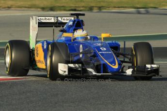 World © Octane Photographic Ltd. Sauber F1 Team C34-Ferrari – Marcus Ericsson. Saturday 28th February 2015, F1 Winter test #3, Circuit de Barcelona-Catalunya, Spain Test 2 Day 3. Digital Ref : 1194CB1L2361