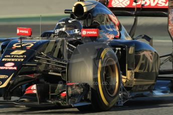 World © Octane Photographic Ltd. Lotus F1 Team E23 Hybrid – Romain Grosjean 28th February 2015, F1 Winter test #3, Circuit de Barcelona-Catalunya, Spain Test 2 Day 3. Digital Ref :1194CB1L2387