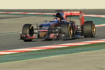 World © Octane Photographic Ltd. Scuderia Toro Rosso STR10 – Carlos Sainz Jnr. Saturday 28th February 2015, F1 Winter test #3, Circuit de Barcelona-Catalunya, Spain Test 2 Day 3. Digital Ref: 1194CB1L2413