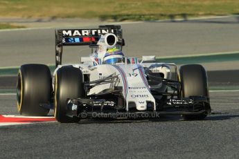 World © Octane Photographic Ltd. Williams Martini Racing FW37 – Felipe Massa Saturday 28th February 2015, F1 Winter test #3, Circuit de Barcelona-Catalunya, Spain Test 2 Day 3. Digital Ref: 1194CB1L2481