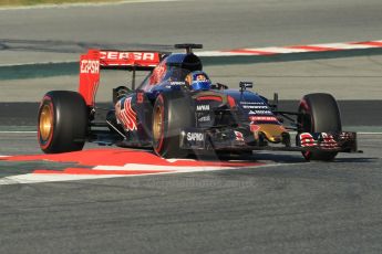 World © Octane Photographic Ltd. Scuderia Toro Rosso STR10 – Carlos Sainz Jnr. Saturday 28th February 2015, F1 Winter test #3, Circuit de Barcelona-Catalunya, Spain Test 2 Day 3. Digital Ref: 1194CB1L2841