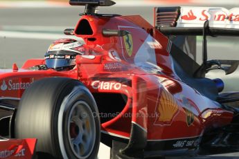 World © Octane Photographic Ltd. Scuderia Ferrari SF15-T– Kimi Raikkonen. Saturday 28th February 2015, F1 Winter test #3, Circuit de Barcelona-Catalunya, Spain Test 2 Day 3. Digital Ref: 1194CB1L2915