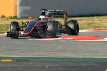 World © Octane Photographic Ltd. McLaren Honda MP4/30 – Kevin Magnussen. Saturday 28th February 2015, F1 Winter test #3, Circuit de Barcelona-Catalunya, Spain Test 2 Day 3. Digital Ref: 1194CB1L3073