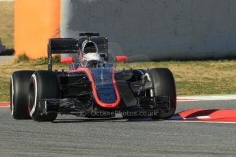 World © Octane Photographic Ltd. McLaren Honda MP4/30 – Kevin Magnussen. Saturday 28th February 2015, F1 Winter test #3, Circuit de Barcelona-Catalunya, Spain Test 2 Day 3. Digital Ref: 1194CB1L3108