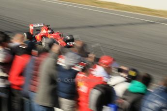 World © Octane Photographic Ltd. Scuderia Ferrari SF15-T– Kimi Raikkonen. Saturday 28th February 2015, F1 Winter test #3, Circuit de Barcelona-Catalunya, Spain Test 2 Day 3. Digital Ref: 1194CB1L3160