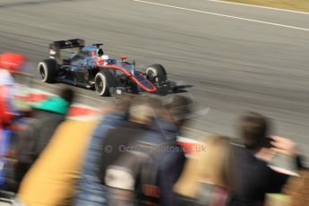 World © Octane Photographic Ltd. McLaren Honda MP4/30 – Kevin Magnussen. Saturday 28th February 2015, F1 Winter test #3, Circuit de Barcelona-Catalunya, Spain Test 2 Day 3. Digital Ref: 1194CB1L3172