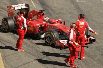 World © Octane Photographic Ltd. Scuderia Ferrari SF15-T– Kimi Raikkonen. Saturday 28th February 2015, F1 Winter test #3, Circuit de Barcelona-Catalunya, Spain Test 2 Day 3. Digital Ref: 1194CB1L3414