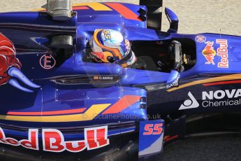 World © Octane Photographic Ltd. Scuderia Toro Rosso STR10 – Carlos Sainz Jnr. Saturday 28th February 2015, F1 Winter test #3, Circuit de Barcelona-Catalunya, Spain Test 2 Day 3. Digital Ref: 1194CB1L3425