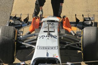 World © Octane Photographic Ltd. Sahara Force India VJM08 – Nico Hulkenberg. Saturday 28th February 2015, F1 Winter test #3, Circuit de Barcelona-Catalunya, Spain Test 2 Day 3. Digital Ref: 1194CB1L3460