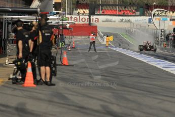 World © Octane Photographic Ltd. Lotus F1 Team E23 Hybrid – Romain Grosjean 28th February 2015, F1 Winter test #3, Circuit de Barcelona-Catalunya, Spain Test 2 Day 3. Digital Ref :1194CB1L3602