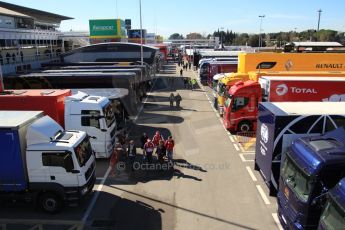 World © Octane Photographic Ltd. Paddock. Saturday 28th February 2015, F1 Winter test #3, Circuit de Barcelona-Catalunya, Spain Test 2 Day 3. Digital Ref: 1194CB7B1344