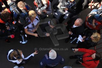 World © Octane Photographic Ltd. Williams Martini Racing - Pat Symonds, Chief Technical Officer. Saturday 28th February 2015, F1 Winter test #3, Circuit de Barcelona-Catalunya, Spain Test 2 Day 3. Digital Ref: 1194CB7B1383