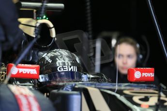 World © Octane Photographic Ltd. Lotus F1 Team E23 Hybrid – Romain Grosjean 28th February 2015, F1 Winter test #3, Circuit de Barcelona-Catalunya, Spain Test 2 Day 3. Digital Ref : 1194LB1D2228