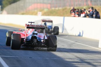 World © Octane Photographic Ltd. Scuderia Ferrari SF15-T– Kimi Raikkonen. Saturday 28th February 2015, F1 Winter test #3, Circuit de Barcelona-Catalunya, Spain Test 2 Day 3. Digital Ref: 1194LB1D2268