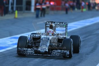 World © Octane Photographic Ltd. Infiniti Red Bull Racing RB11 – Daniel Ricciardo. Saturday 28th February 2015, F1 Winter test #3, Circuit de Barcelona-Catalunya, Spain Test 2 Day 3. Digital Ref : 1194LB1D2283