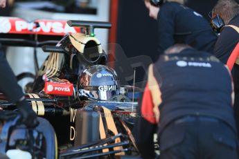 World © Octane Photographic Ltd. Lotus F1 Team E23 Hybrid – Romain Grosjean 28th February 2015, F1 Winter test #3, Circuit de Barcelona-Catalunya, Spain Test 2 Day 3. Digital Ref : 1194LB1D2439