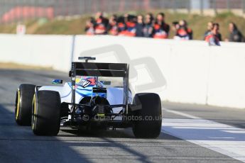 World © Octane Photographic Ltd. Williams Martini Racing FW37 – Felipe Massa Saturday 28th February 2015, F1 Winter test #3, Circuit de Barcelona-Catalunya, Spain Test 2 Day 3. Digital Ref: 1194LB1D2474